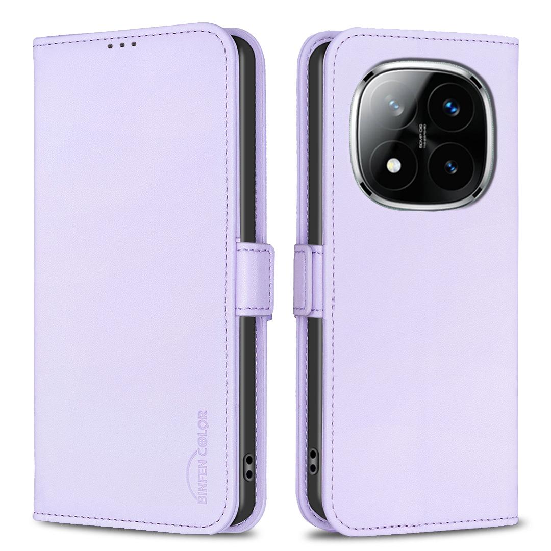

BINFEN COLOR BF31 Для Xiaomi Redmi Note 14 Pro+ 5G/Note 14 Pro 5G/Poco X7 5G Чехол PU Кожаный Флип Фолио Чехол-кошелек для телефона E