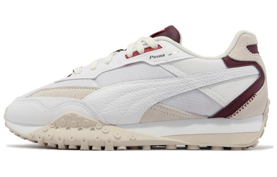 Puma Women s Blacktop Rider  Soft - White Dark Jasper  393118-01 36