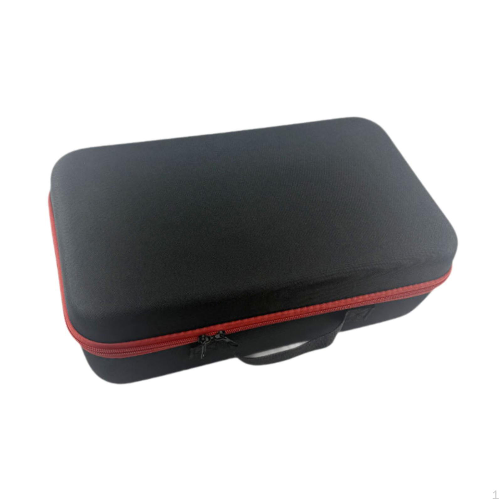 

Сумка для аксессуаров для электродрели, Жесткий кейс для переноски 36x20.5x11 см, Водонепроницаемое хранение инструментов Red Zipper