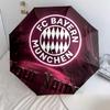 1 PC Automatic Folding Umbrella - FC Bayern Munchen Custom Name Pattern, Portable & Foldable Design with 8 Ribs, Christmas Birthday Gifts
