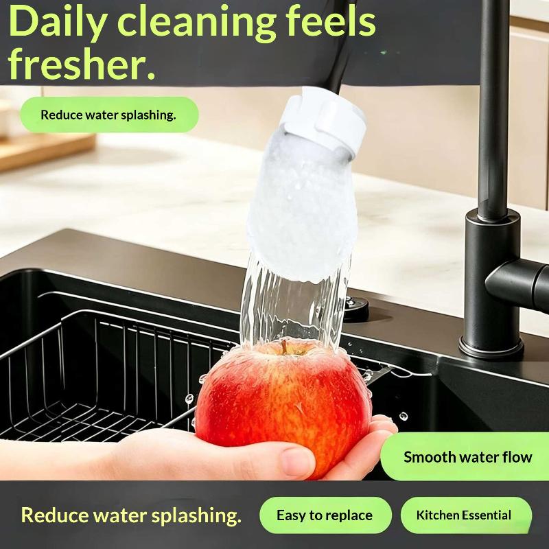 40/50/100Pcs Universal Faucet Filter Cotton Anti-Splash Thickened Faucet Filter With T-Strap Tap Water Filter Bag