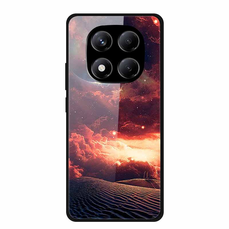 Luxury Case For Redmi Note 14 Pro 4G Tempered Glass Cover For Xiaomi Redmi Note14 Pro 4G Phone Cases Fashion Protective fundas