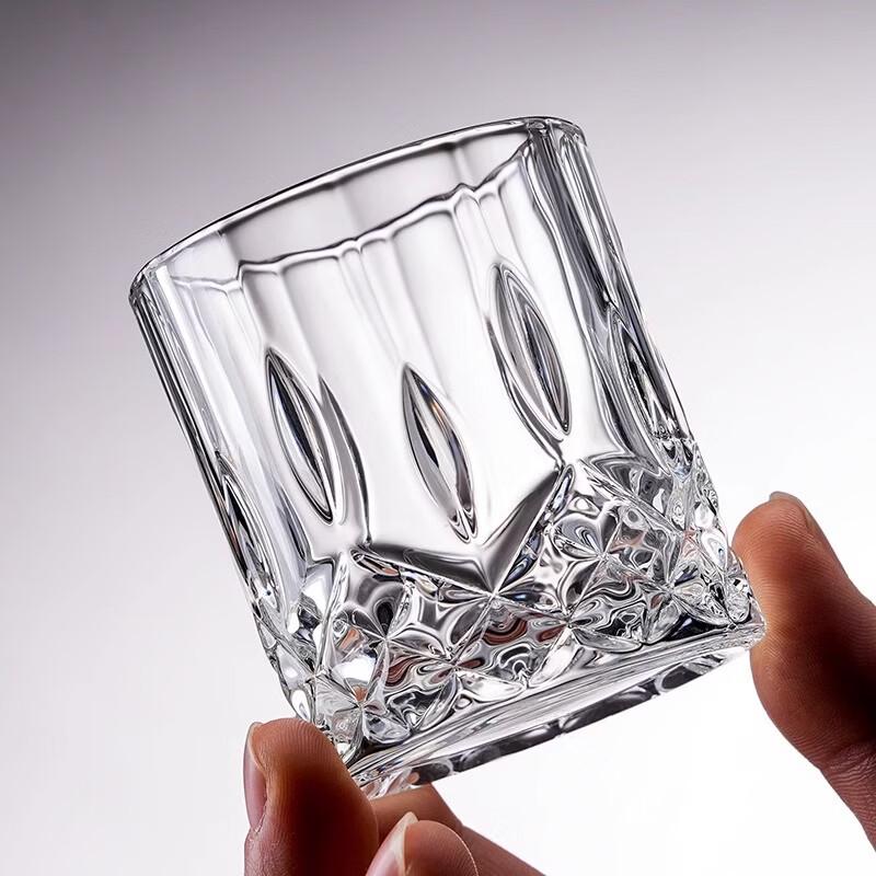 Shangqi 100ML Carved Wine & Spirit Glass Set