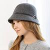 Else Retro Hepburn Bucket Hat with Belt Buckle