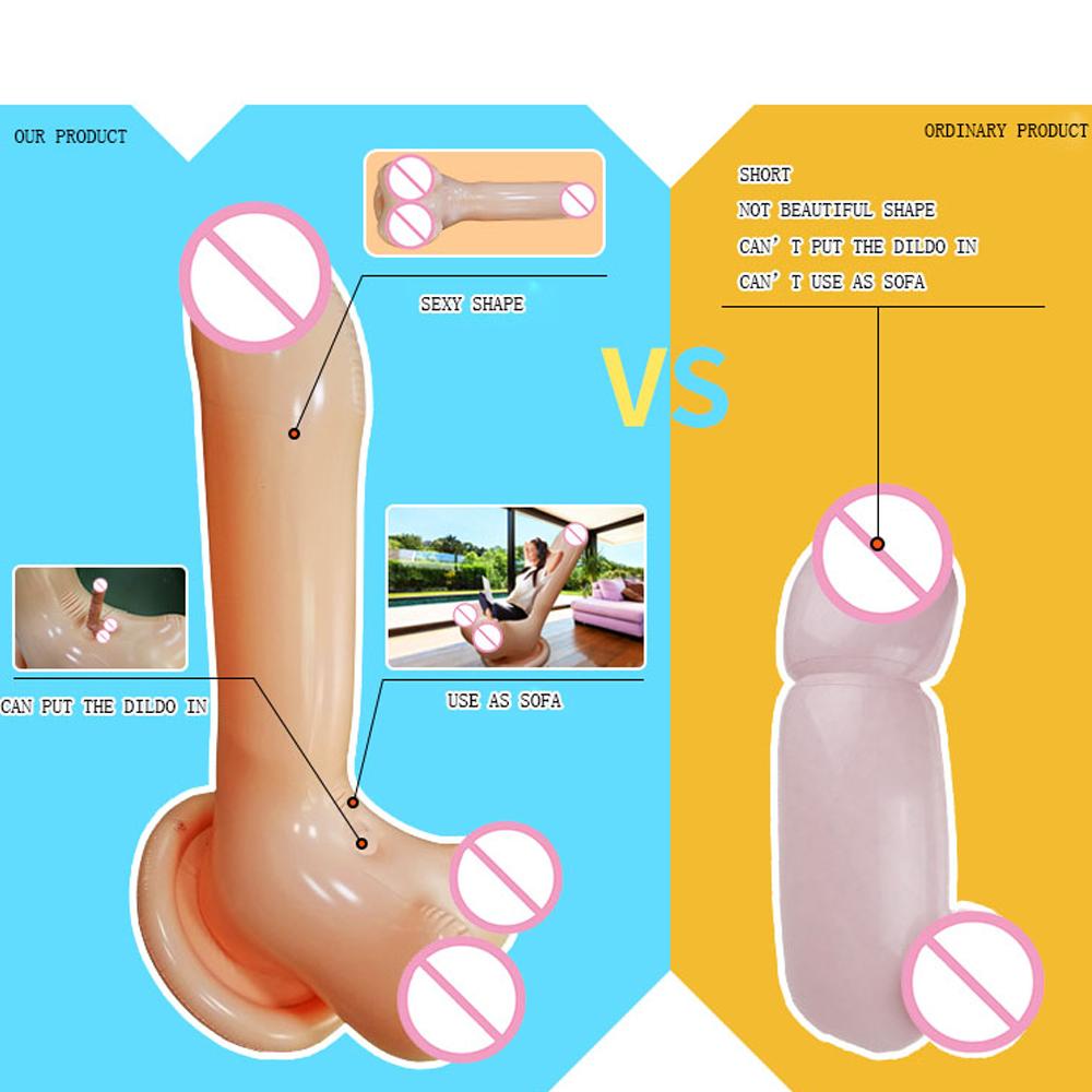 Penis fals mare, vibrator gonflabil, pernă sexuală, pernă gonflabilă, pentru postură sexuală ușoară, canapea sexuală, cuplu, jucării pentru pat, jucării sexuale