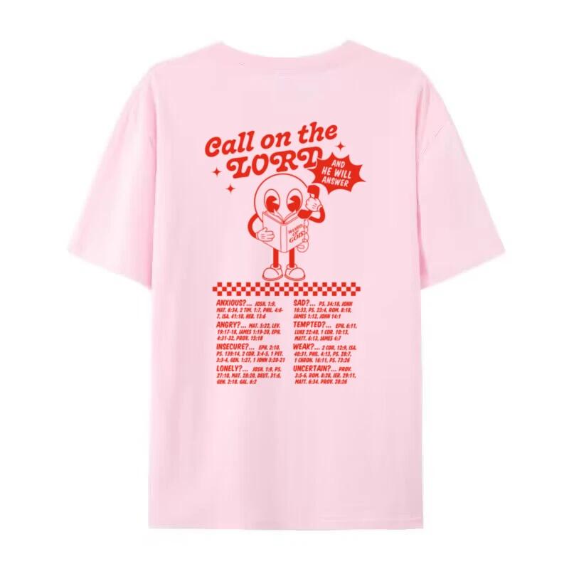

Women Back Print Funny Christian TShirts Retro Bible Verse T Shirt Oversized Streetwear Graphic Tees Unisex Jesus Faith Tops 4XL