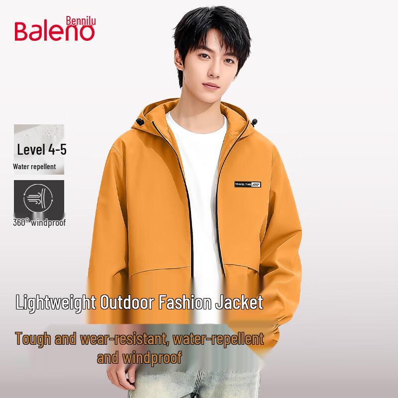 Baleno Men s Lightweight Waterproof Casual Jacket L