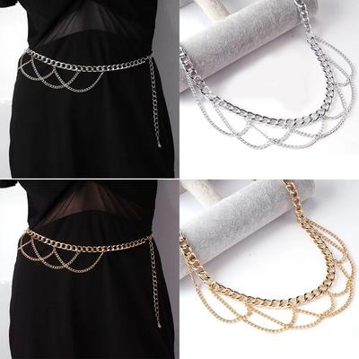 Retro Waist Chain Punk Style Tassel Waist Chain New Pendant Chain  for Women
