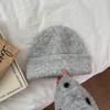 Women's Super Soft Knitted Beanie - Solid Color, Windproof, Winter Warm Wool Hat for Cold Weather.
