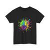 Rainbow Paint Splash T-Shirt | Colorful Paint Splatter Tee, Cool/Fun T-Shirt