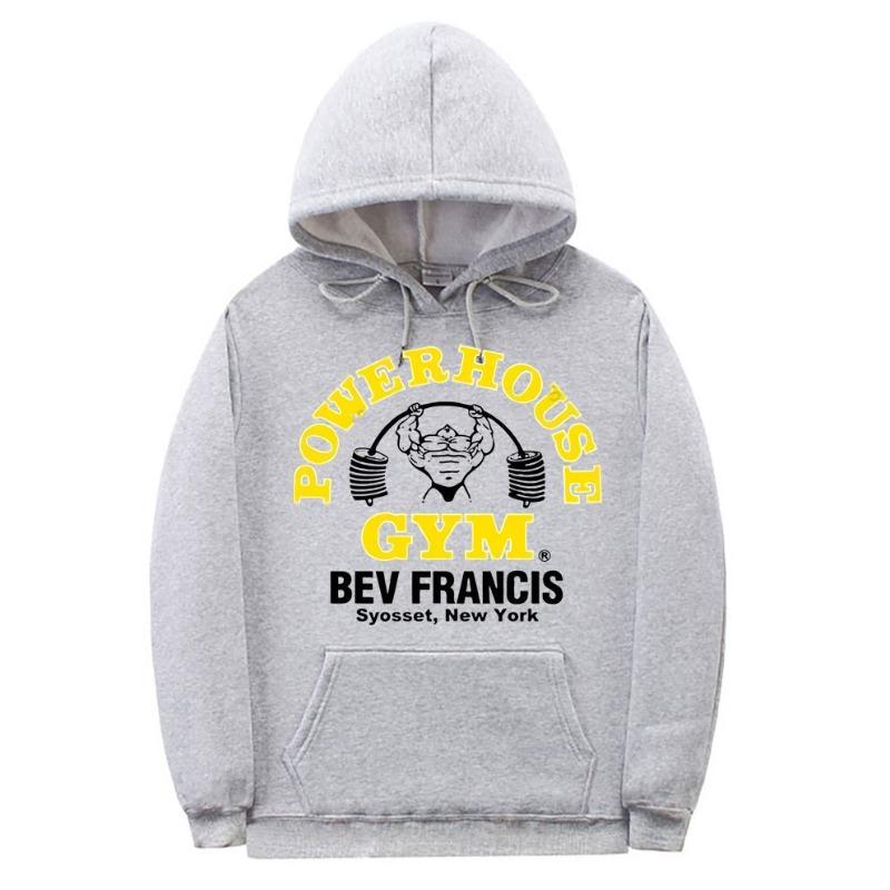 Powerhouse Gym Hoodie Men Women Sweatshirt Print Unisex Streetwear Hip Hop Style Autumn Winter Fashion Hip Hop Tops Clothes Male