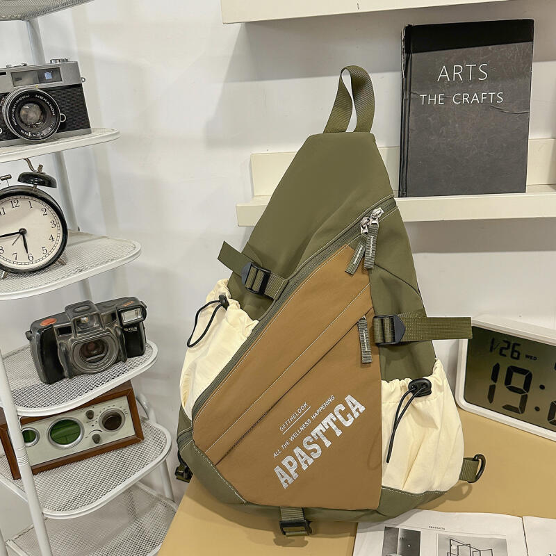 Men's Multi-use Crossbody Bag Lightweight Chest Bag Commuter Backpack Women's Outdoor Sports Backpack