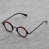 Trendy Round Frame Glasses New Vintage Women Men Small Frame Blue Light Blocking Eyeglasses Designer Luxury Eyewear