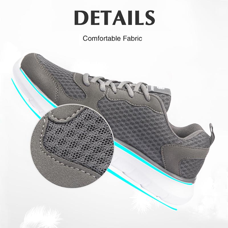 NIDENGBAO Men Casual Shoes New Thick Comfortable Men Mesh Shoes Outdoor Walking Footwear Lightweight Men Sneakers Big Size 49 50