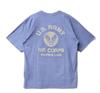 FADE WASH EMBROIDERY T-SHIRT U.S.AAC Men's M 115 Blue Gray 783-5134025