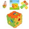Ideal Gift Baby Kid Bricks Matching Blocks Baby Intelligence Educational Sorting Box For Early Learning