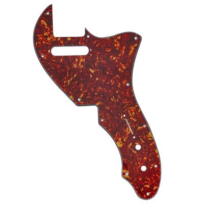 Musiclily Pro 11-Hole Telecaster Pickguard for Fender American 1969 Tele Thinline Electric Guitar, Brown Tortoiseshell, 4-Piece Set