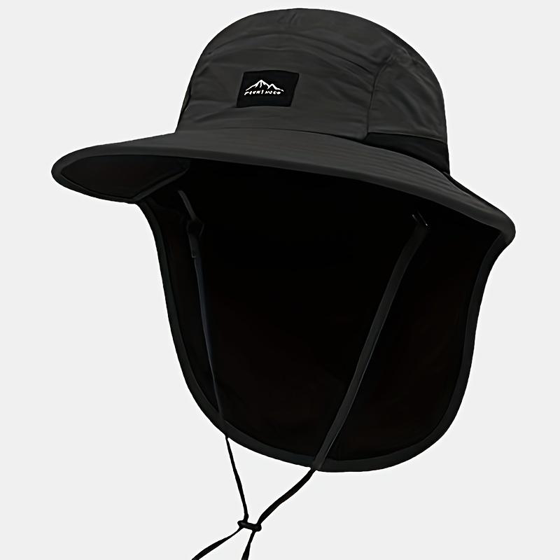 Unisexowe kapelusze typu bucket chroniące przed słońcem do użytku na zewnątrz, wytrzymały materiał poliestrowy, styl uliczny na ryby, podróże, kemping, wędrówki - pranie ręczne, poliester