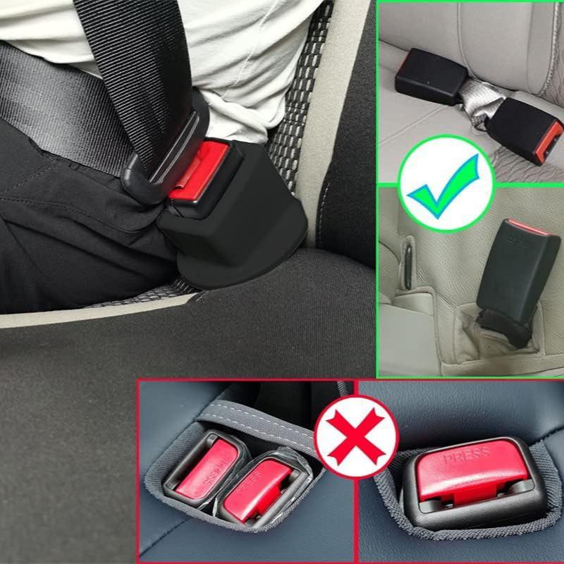 1 stk Bilsikkerhetsbelteankerkontakt Auto Setebeltspenne Deksel Kollisjonsbeskyttelsesdeksel Bilinteriør Modifikasjon