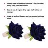 2PCS/Bag Simulation Flower Napkin Rings Modern Napkin Holder Table Decorations for Wedding