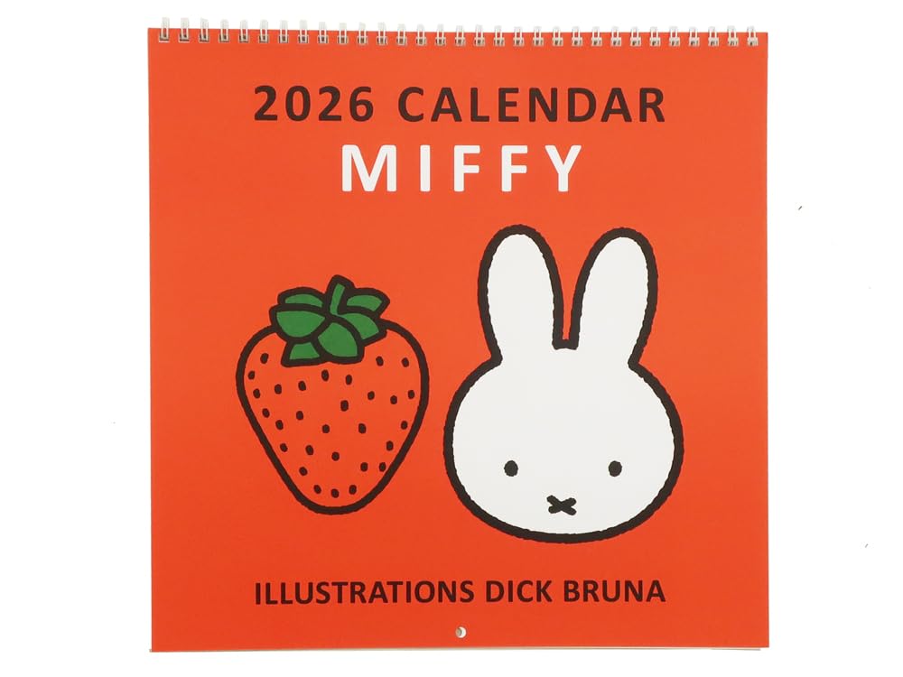 

Square Miffy 2026 Wall Calendar, Red, 30BCA-1 красный