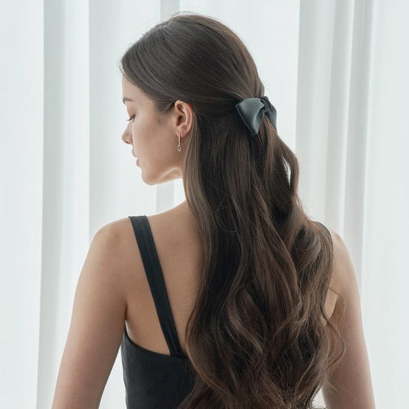 ELLEHAIR Black Ribbon Hairpin ELHP004