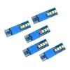2Pcs Dynamic T10 Car Interior Reading Light Trunk Led Width Indicator Light Modified Light Double Tip Car Lighting T10 Bulbs