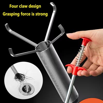 1Pc Spring Pipe Dredging Tools, Drain Snake, Drain Cleaner Sticks Clog Remover Cleaning Household