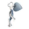 Denims Starfish Keychain Handmade For Keys Bags Fashion Accessory Portable Gift