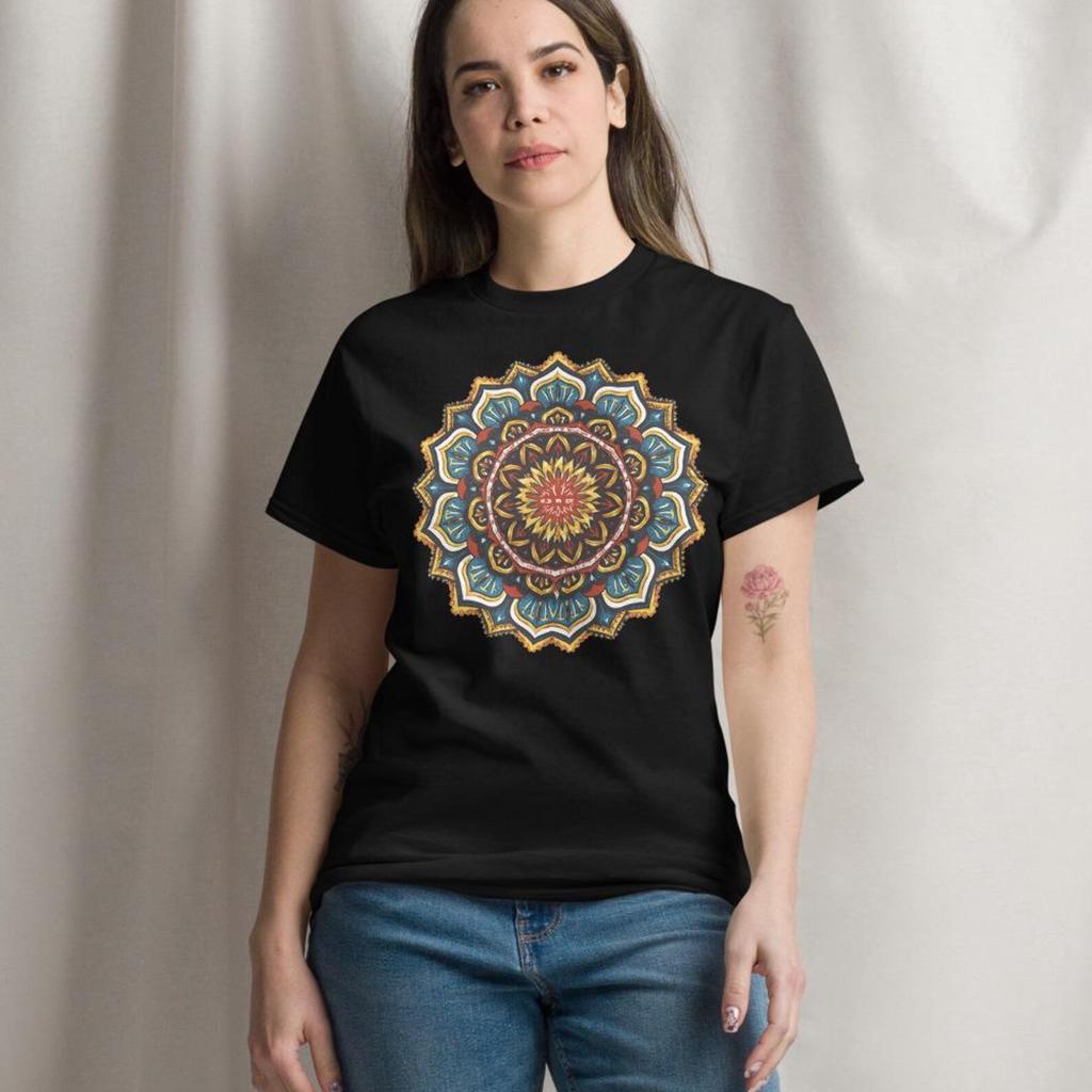 Mandala Protest T-Shirt Subtle Anti-Trump & Feminist Resistance Shirt with Symbolic Design Tshirt