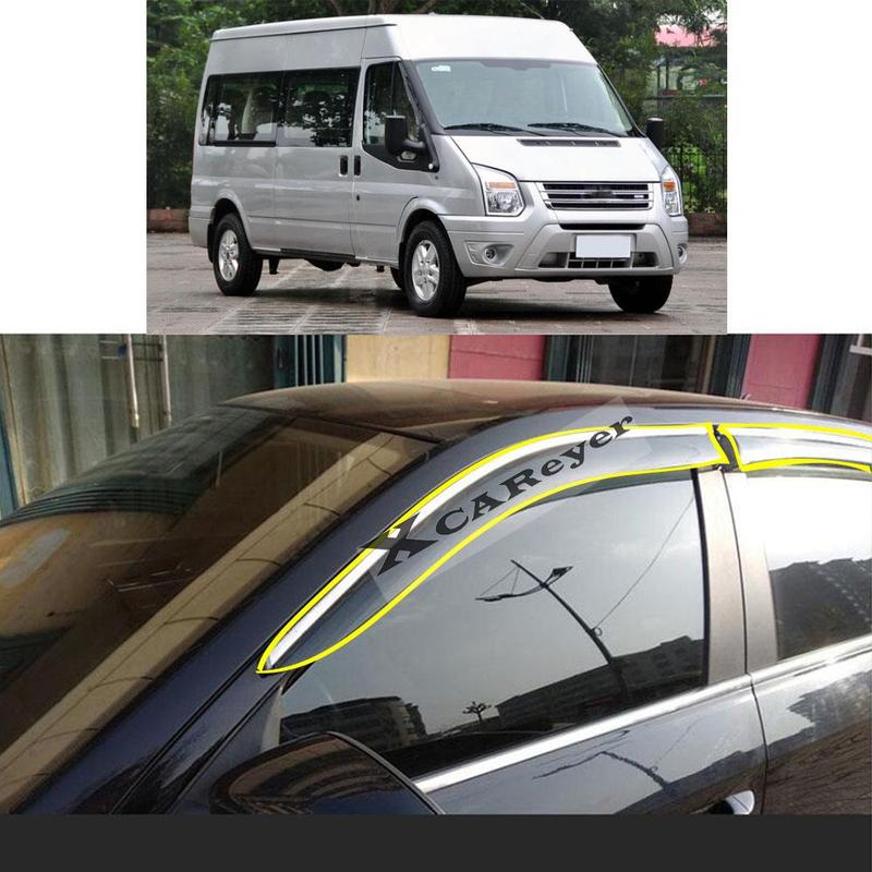 For Ford Taurus 2008-2010 2011-2016 Car Body Styling Sticker Plastic Window Glass Wind Visor Rain/Sun Guard Vent Parts