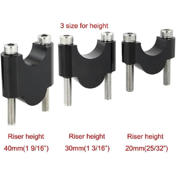 Lenkererhöhung Klemme für CRF150 CRF230L 250L 300L CRF450R RL CR125R XR250R XR600R XR650L 22mm 7/8" Fat Bar Lenker Montage Erhöhungen Motorrad