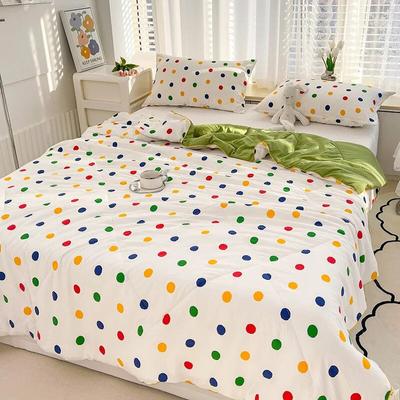 Summer Air-condition Thin Comforter Lightweight Queen King Size Cooling Blanket Home Dormitory Single Double Bed Quilt Bedspread