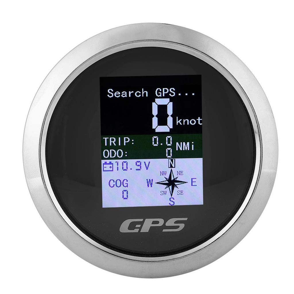 85mm Speedometer GPS Car Boat Engineer Stainless Waterproofing Digital Gauges