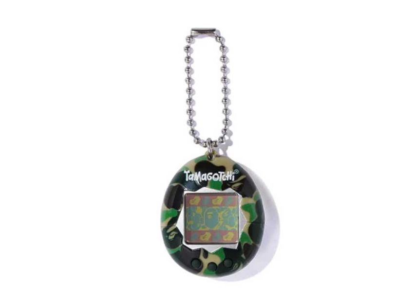 A BATHING APE TAMAGOTCHI ABC Camo Original Tamagotchi Green One-Size