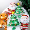 20-1Pcs Christmas Balloon Stick Cake Man Gingerbread Christmas Tree Santa Claus Shape Home Party Decoration Balloon Supplies