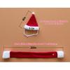 Cat Christmas Costume Santa Hat with Scarf &Small Dogs - Funny Santa Hat and Scarf Outfit for Holiday Photos, Dress Up&Parties Adjustable Cat