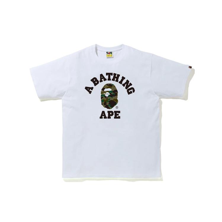 A Bathing Ape 1. Kamuflaj Kolej Tişörtü 1G30-110-018