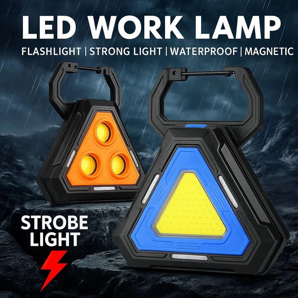 Multifunctional LED Work Light Strong Light Magnetic Attraction Outdoor Searchlight Super Bright Strobe Light