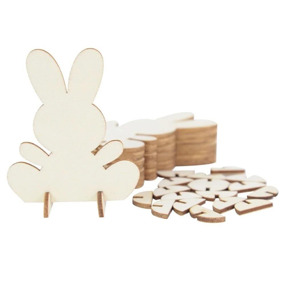 3D Wooden Easter Bunny Ornament DIY Craft for Kids