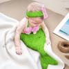 H3CD 1 Set Newborns Sea-maiden Photo Props Outfit for Baby Aged 1-6 Months Comfortable and Easy To Wear Photography Dress