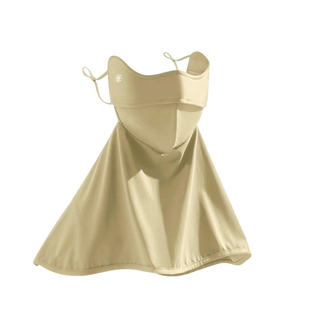 Women Summer UV Protection Full Face Sun Mask Neck Cover Breathable Outdoor Cycling Fishing