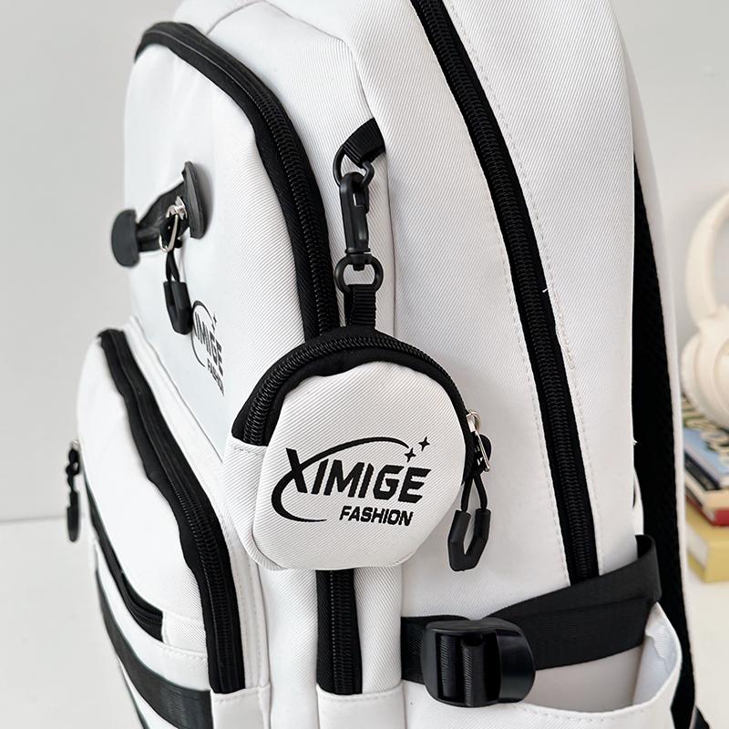 Backpack Women's Large Capacity School Bag College Travel Multi-compartment School Bag