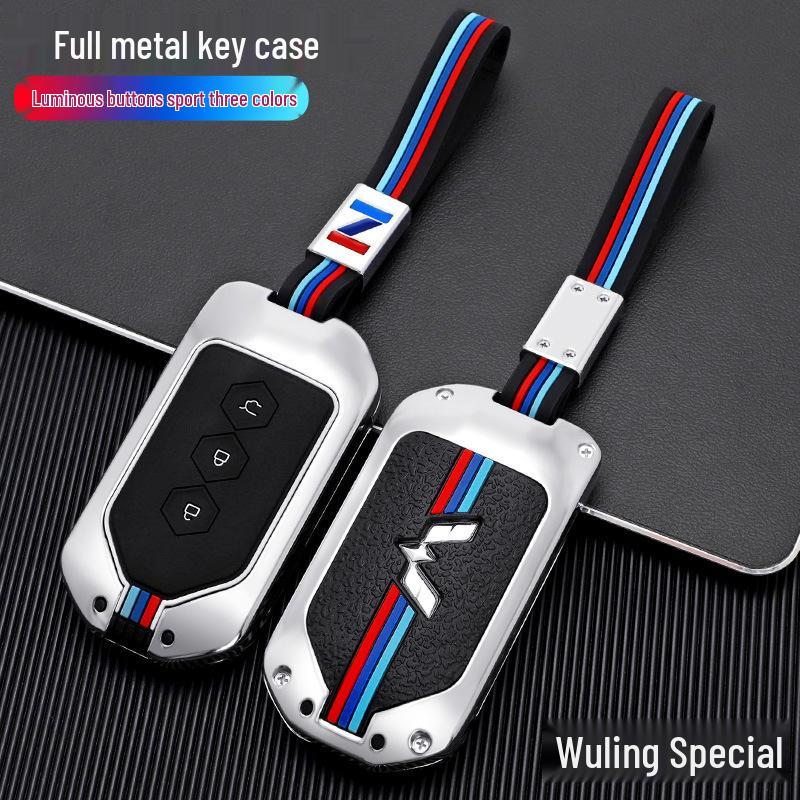 Wuling Capgemini 2020 Key Cover: Metal Smart Shell & Buckle for Remote Control Modification