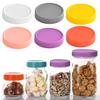 4Pcs 70/86MM Wide Mouth Mason Jar Lid Reusable Leak Proof Canning Cover Dishwasher Safe Food Grade Jar Sealing Lid Top Cap
