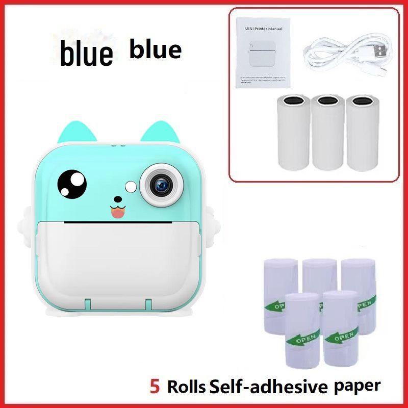 

Мини-принтер и цифровая камера Polaroid Q5 для детей — печать фотографий высокой четкости.