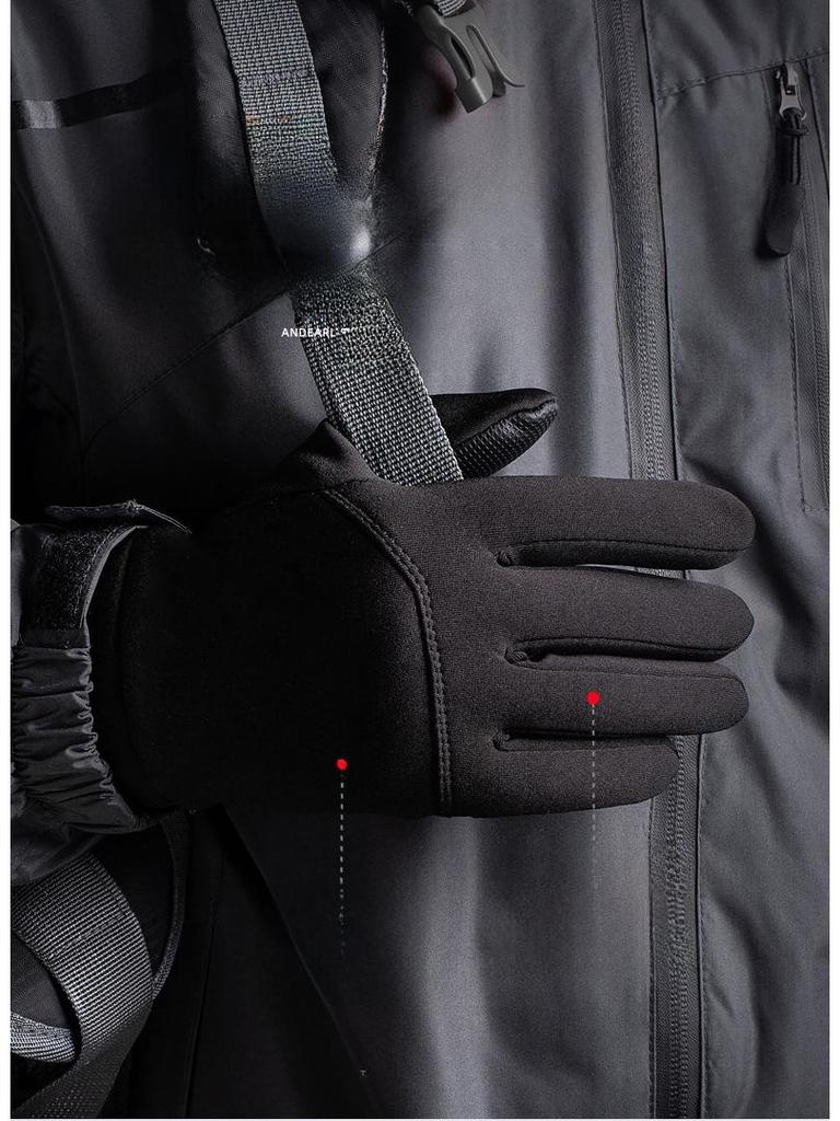 Mănuși calde de iarnă pentru bărbați pentru alergare în aer liber, alpinism, ciclism, antrenament de fotbal și protecție împotriva frigului.