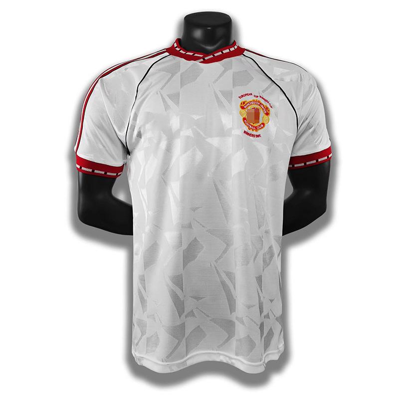 Red Devils 0406 Manchester United Premier League Jersey No. 7 C Ronaldo Long Short Sleeve  Rooney 08-09 Champions League Edition Manchester United
