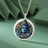 Dawapara Lord Shiva Trident Necklace Hindu God Hinduism Protection Spiritual Amulet Stainless Steel Jewelry Yoga Gift