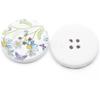 10/30/50/100Pcs Round Buttons Mixed Color Button Kids Manual Button Painting 2/4 Holes Button for DIY Craft Sewing Accessories